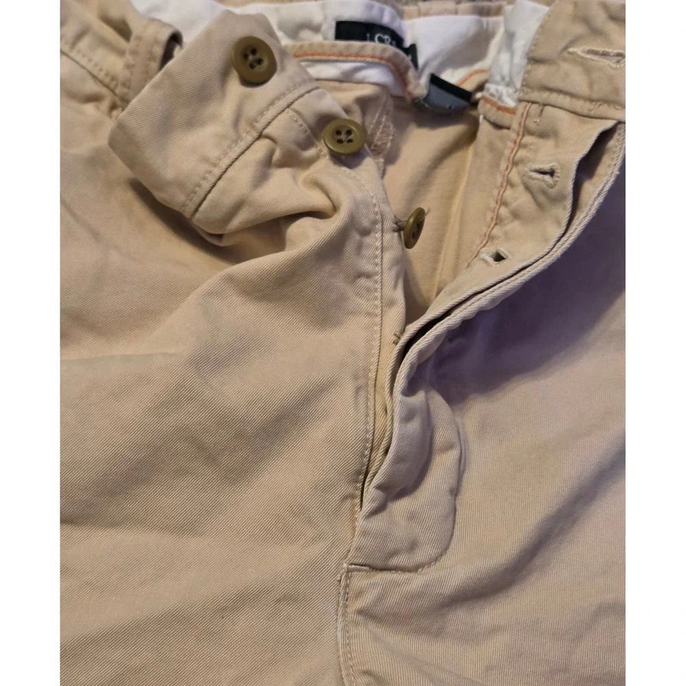 J.Crew‎ Chino Shorts Men's Size 34 Tan Button Fly